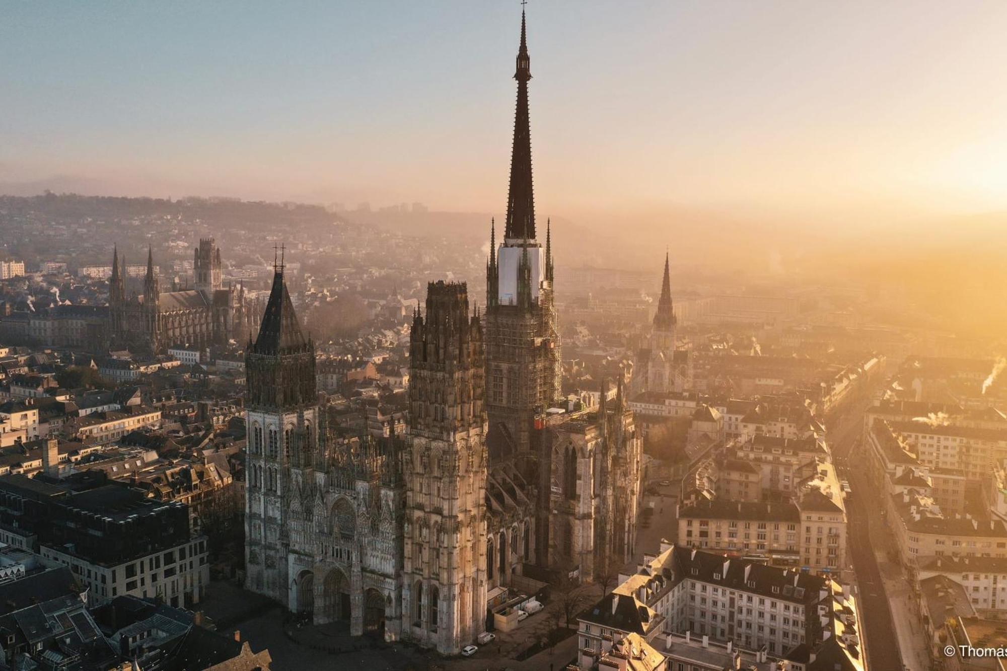 شقة Armand Superbe F4 Centre Rouen Vue Incroyable ! المظهر الخارجي الصورة